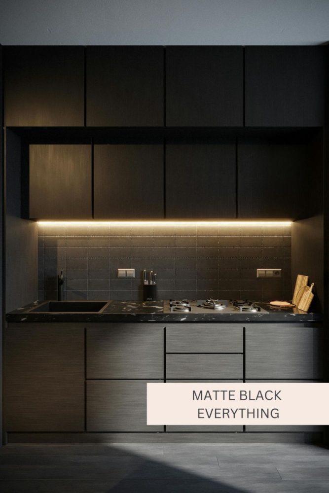 High End Kitchen Upgrades That Are Actually Worth It in 2025 Matte Black Everything