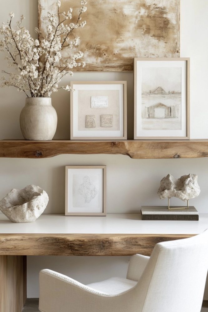home office gallery wall design 3