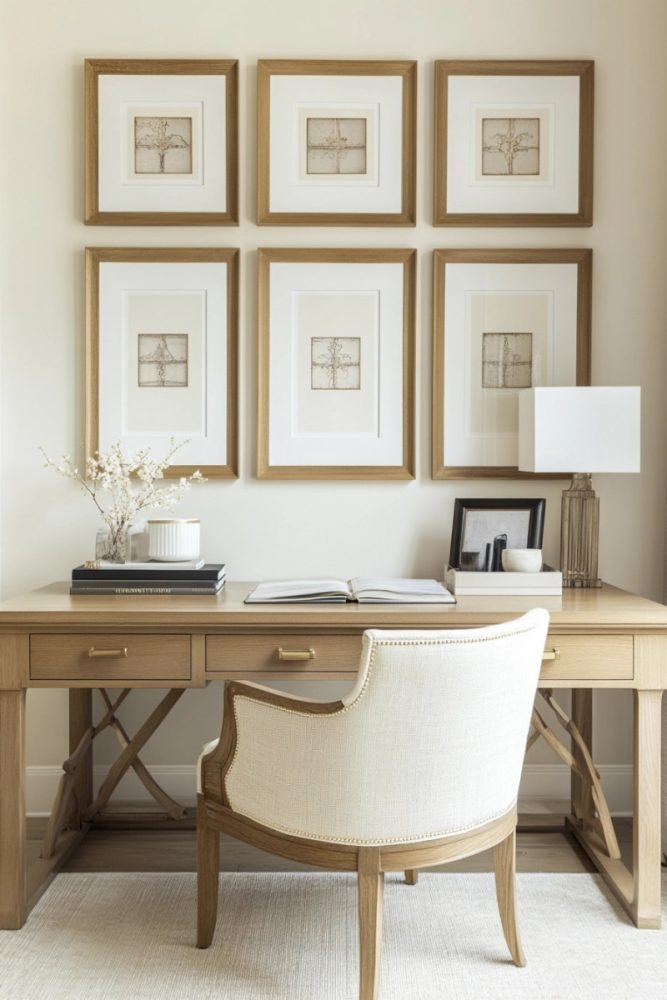 home office gallery wall design 5