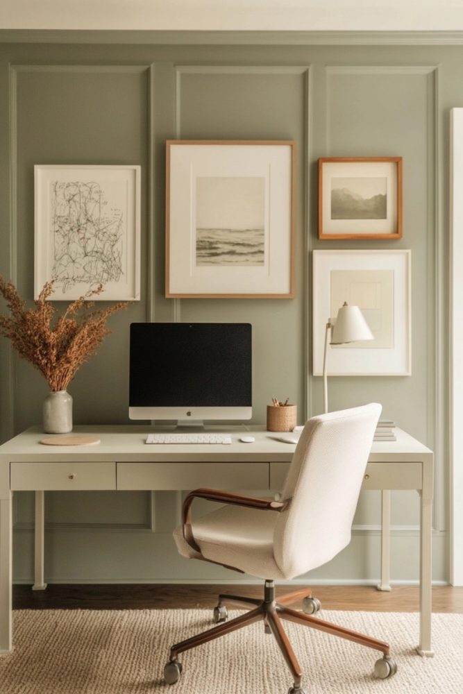 home office gallery wall design 9