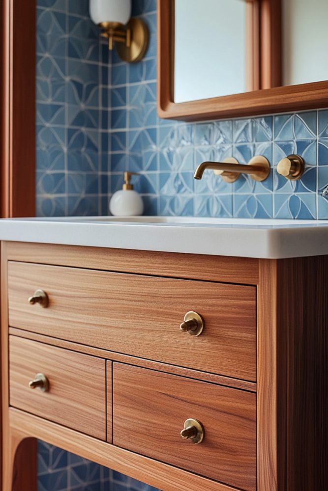 mid century modern bathroom ideas (5)