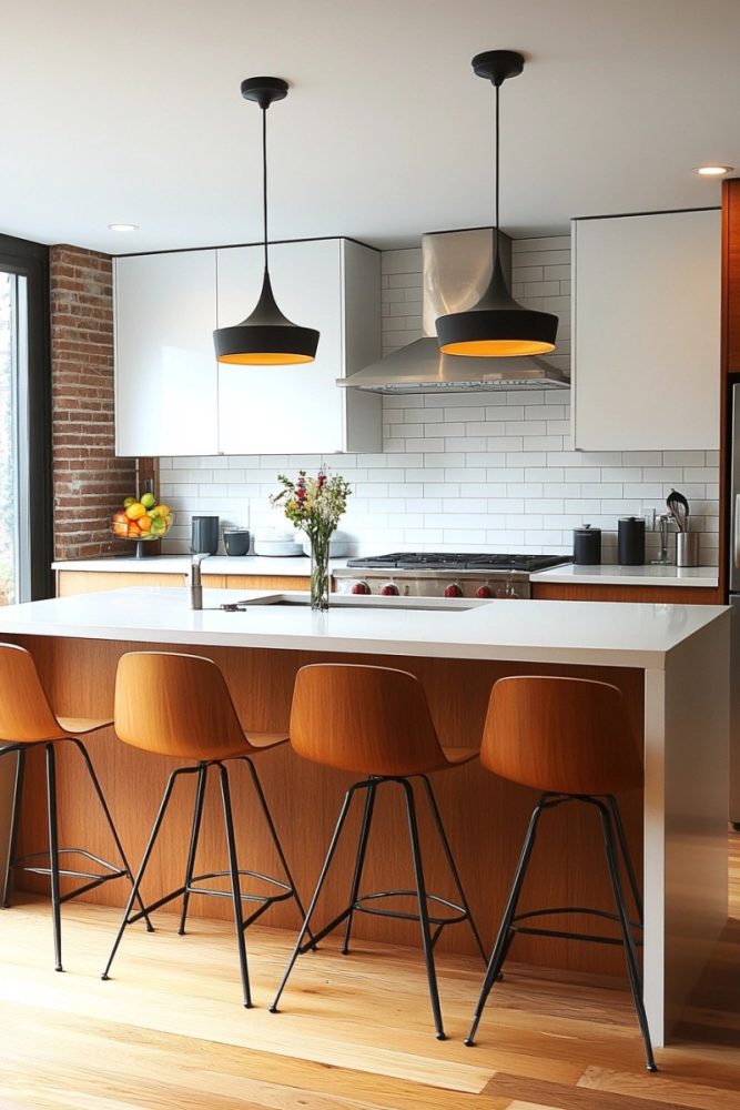 mid century modern kitchen design 2