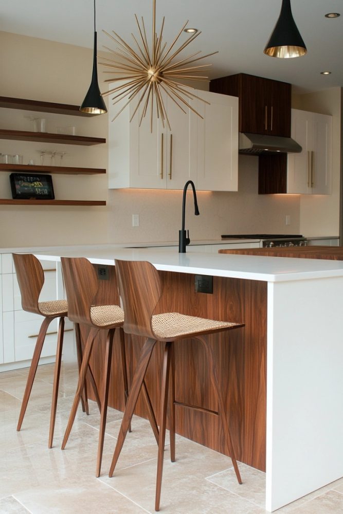 mid century modern kitchen design 3