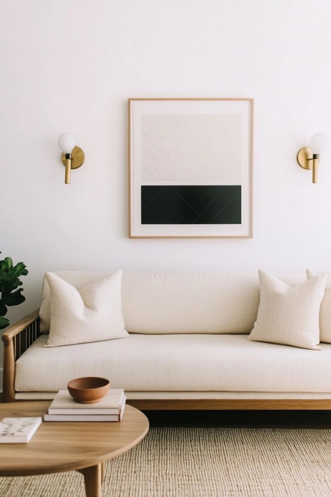 mid century modern living room ideas Vintage Inspired Wall Sconces