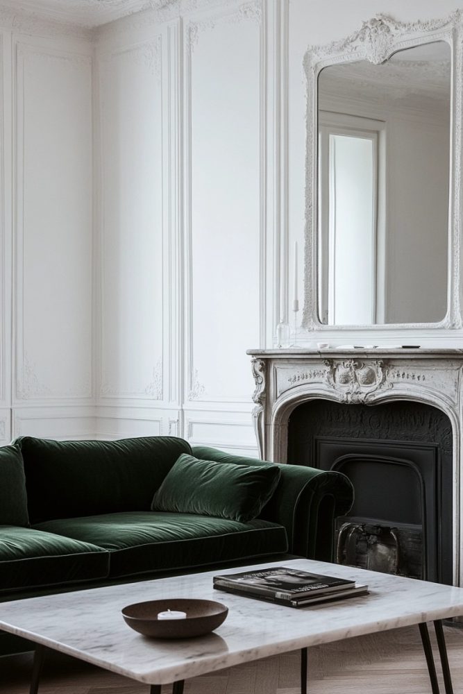 paris apartment aesthetic table