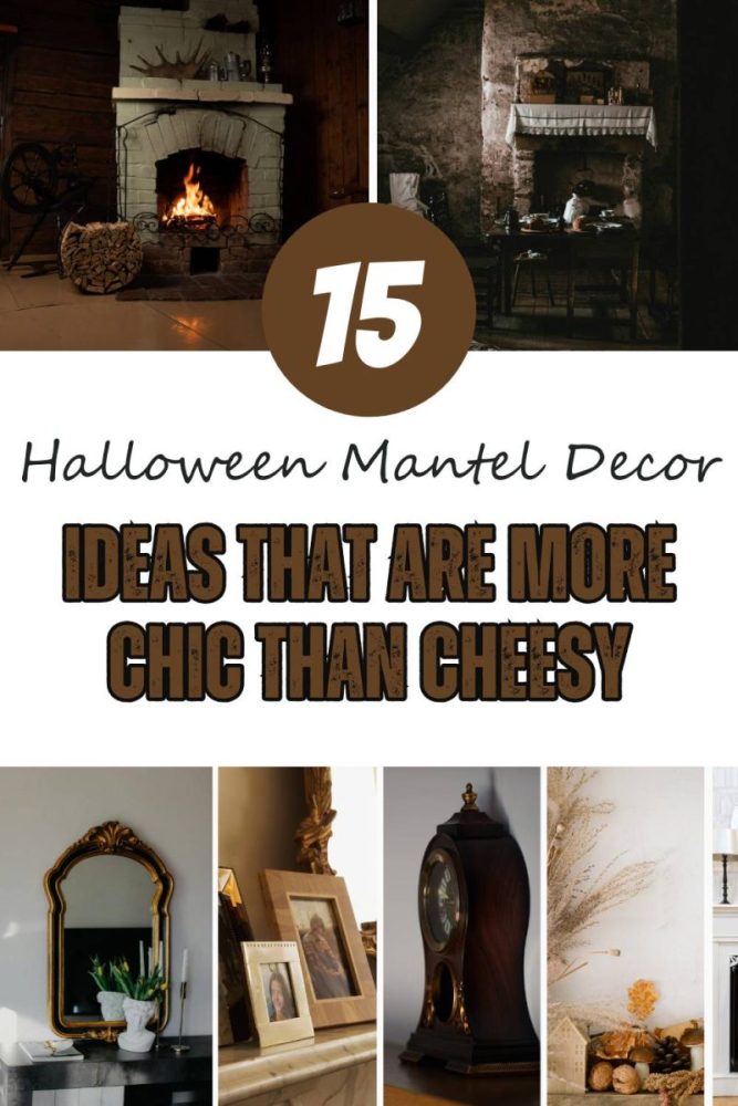 15 Halloween Mantel Decor Ideas That Are More Chic Than Cheesy