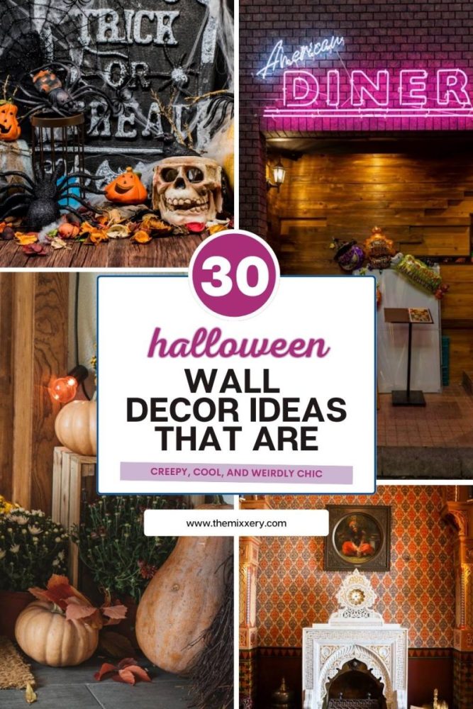 18 Halloween Wall Decor Ideas That Are Creepy, Cool, and Weirdly Chic