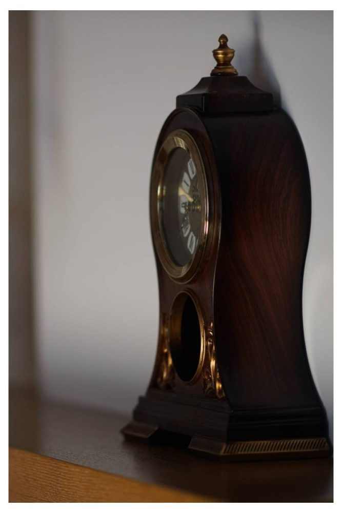 Antique Clock Centerpiece