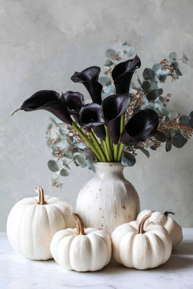HALLOWEEN FLORAL CENTERPIECES