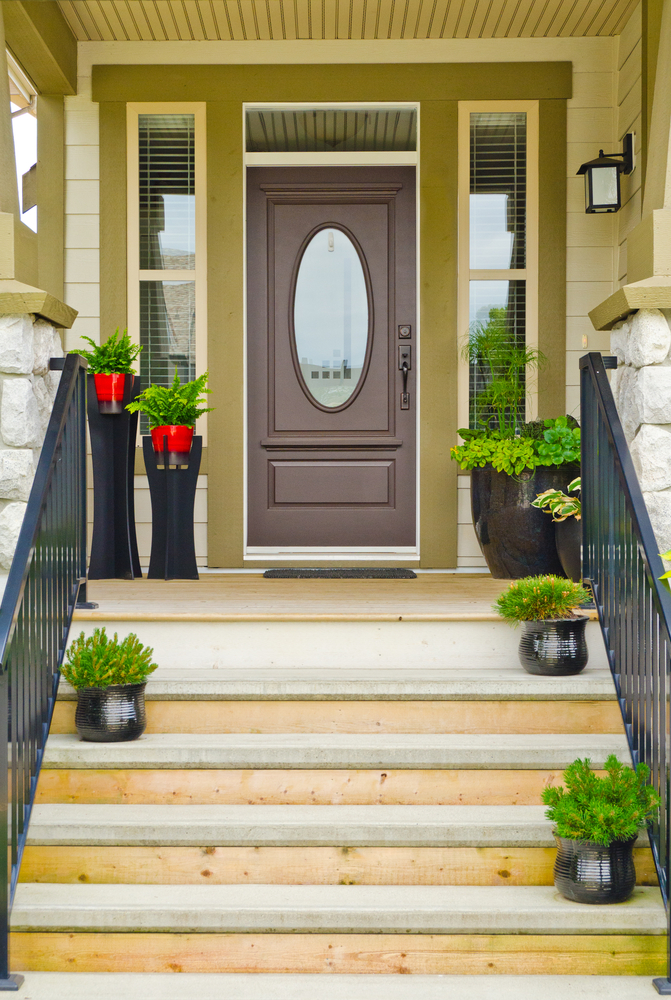 Entrance,Of,A,House,In,Vancouver,,Canada.