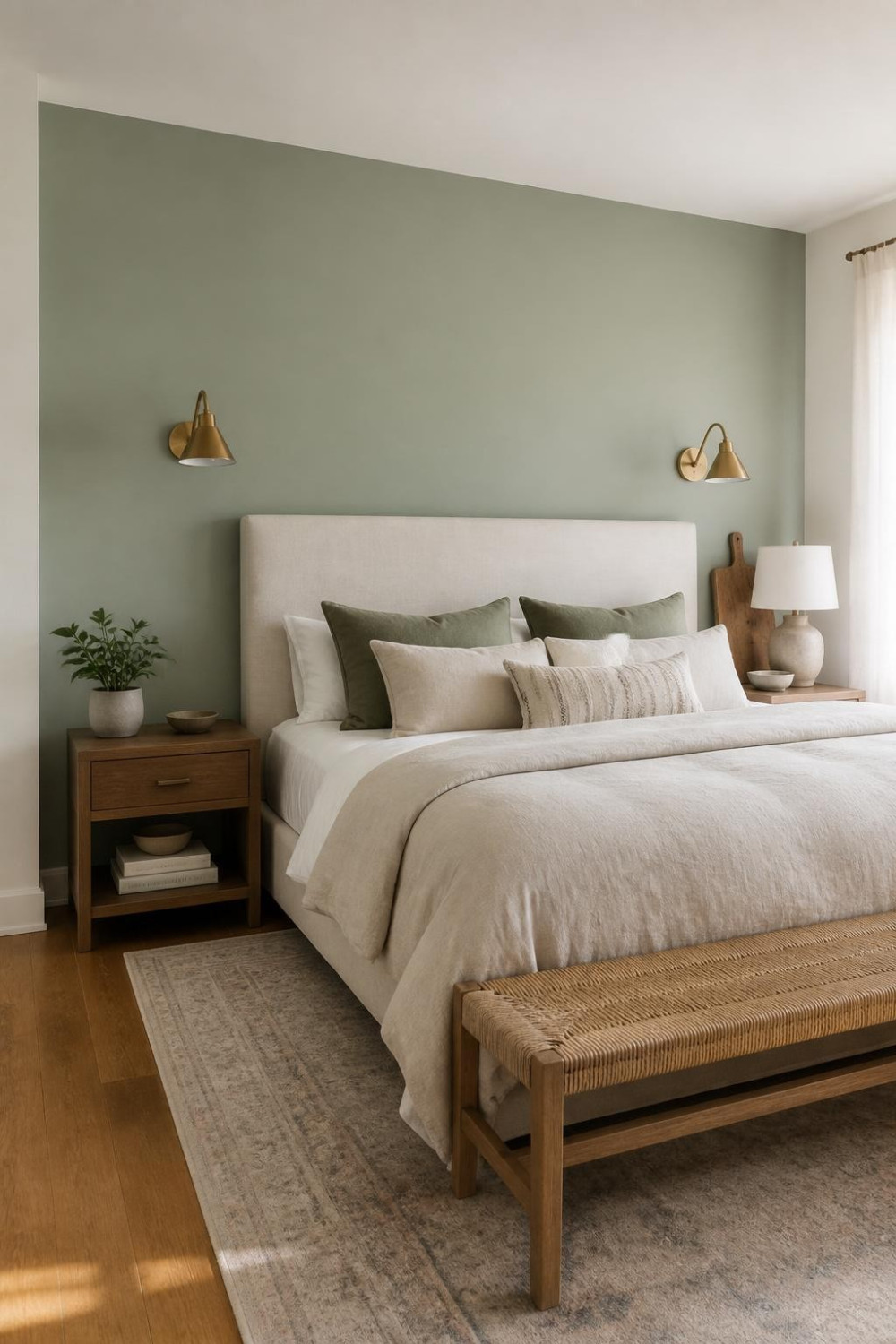 Sage Green Painted Accent Wall — the Most Popular Bedroom Color in 2026