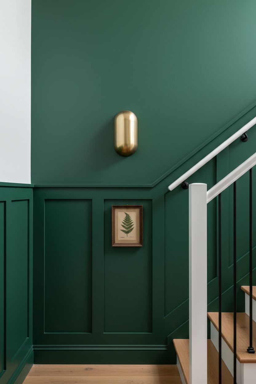 Moody Panel Drenching in a Single Deep Color