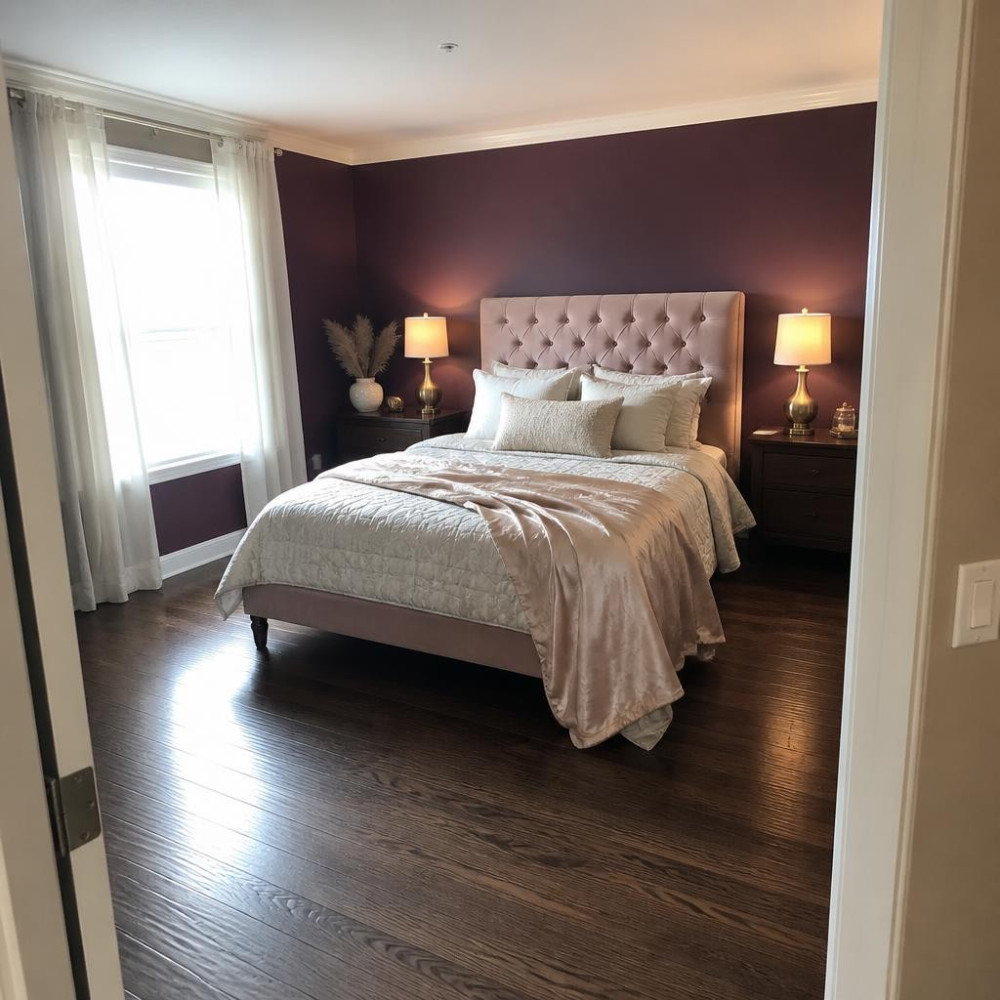 Plum and Aubergine for a Jewel-Toned Bedroom